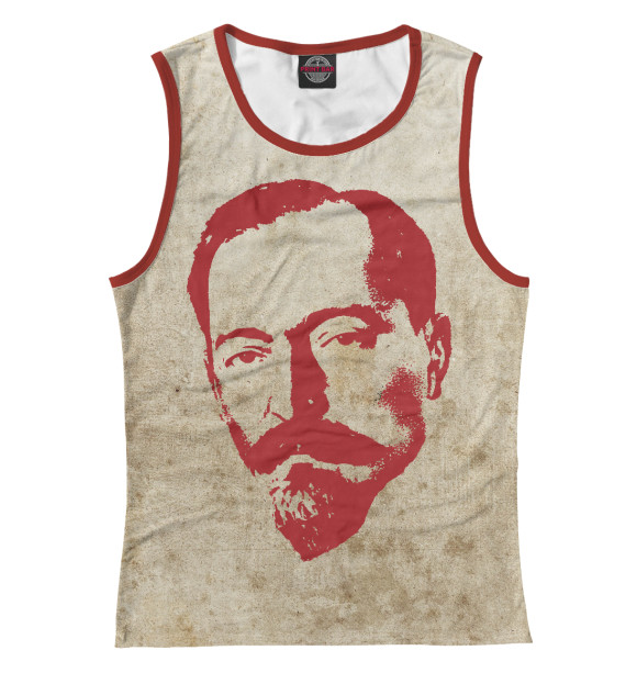 Майка для девочки с изображением Феликс Дзержинский цвета Белый