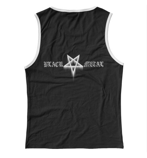 

Майки Print Bar, Белый, Black Metal
