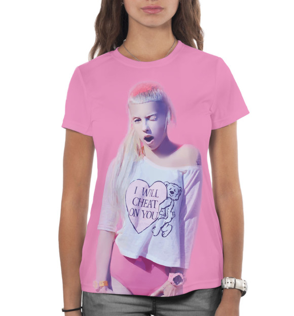 Женская футболка с изображением Die Antwoord цвета Белый