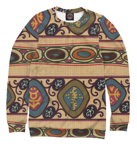 

Свитшоты Print Bar, Белый, Этническая африка