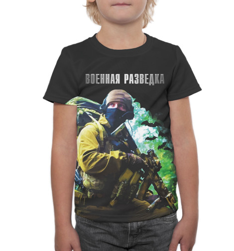 

Футболки Print Bar, Черный, Военная разведка