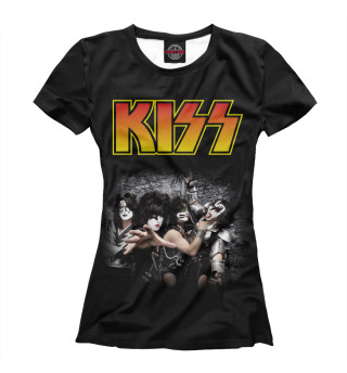 Футболка для девочек KISS