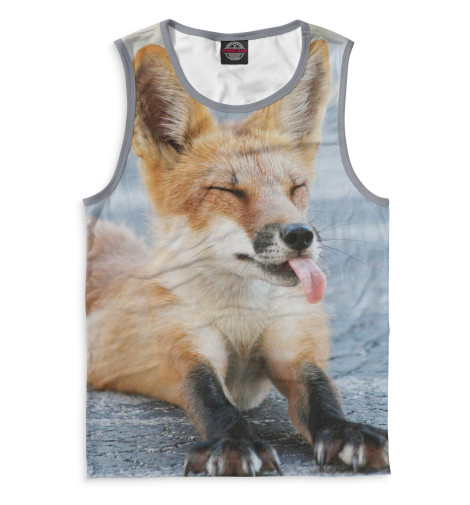 

Майки Print Bar, Белый, Лисы