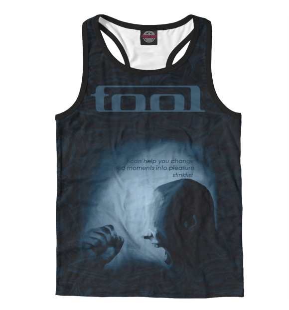 Мужская майка-борцовка с изображением Tool цвета Белый