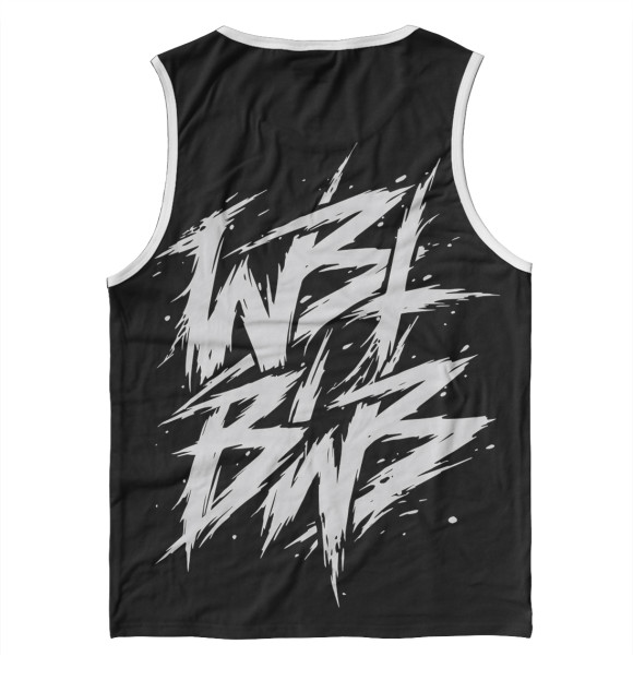 Мужская майка с изображением We Butter The Bread With Butter цвета Белый