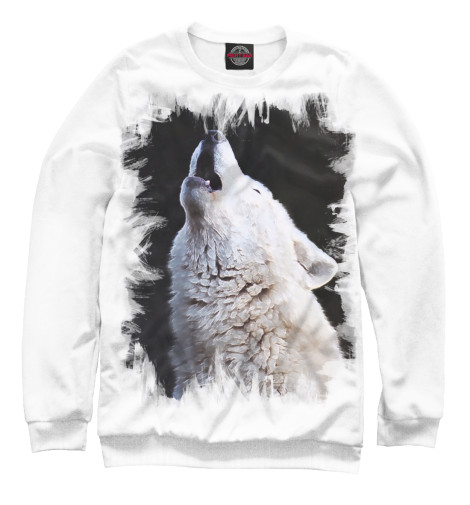 

Свитшоты Print Bar, Белый, белый волк