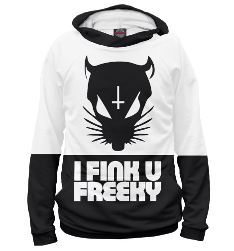 

Худи Print Bar, Белый, i fink u freeky