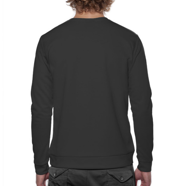 Мужской свитшот с изображением Мухаммед Али цвета Белый