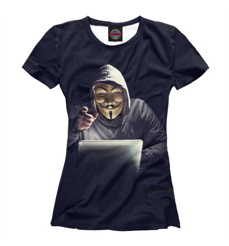 

Футболки Print Bar, Белый, Анонимус