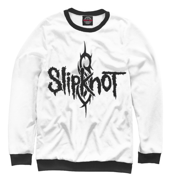 Свитшот для мальчиков с изображением Slipknot цвета Белый