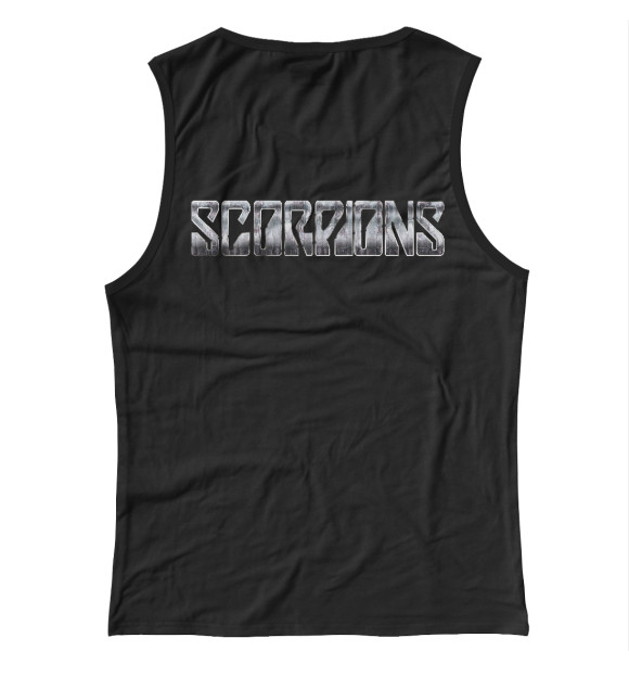 Майка для девочки с изображением Scorpions цвета Белый