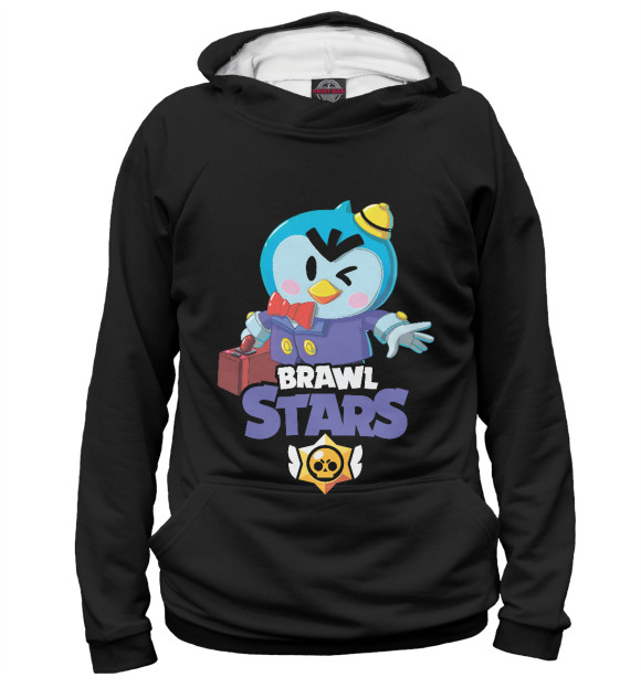 Женское худи с изображением Brawl Stars MR.R цвета Белый