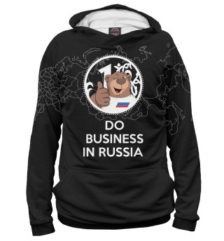Худи для девочки Do business in Russia