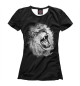 Женская футболка Лев Lion