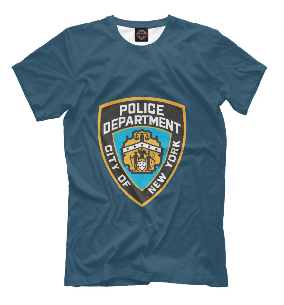 Футболка для мальчиков с изображением Nypd цвета Белый