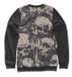Свитшот для девочек Grey Skulls