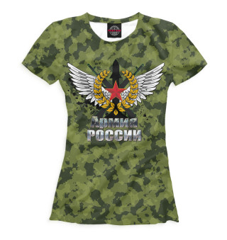 Футболка для девочек Армия России