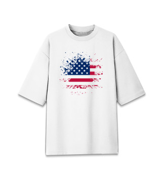 Женская футболка оверсайз США