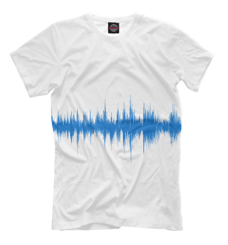 

Футболки Print Bar, Молочно-белый, Waveform