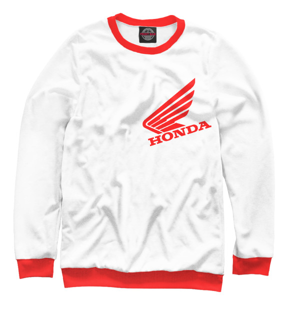 Свитшот для мальчиков с изображением Honda Logo цвета Белый