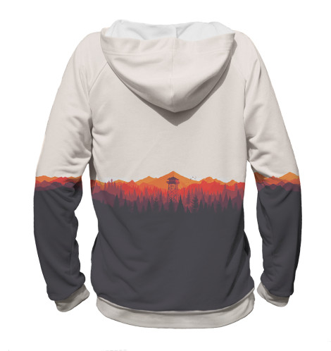 

Худи Print Bar, Белый, Firewatch
