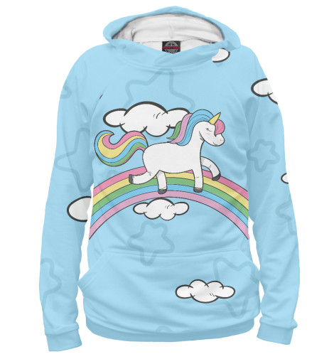 

Худи Print Bar, Белый, Прекрасный единорожка