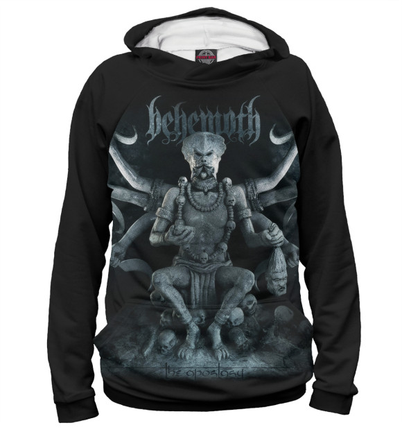 Женское худи с изображением Behemoth цвета Белый