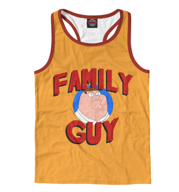 Мужская майка-борцовка с изображением Family Guy цвета Белый