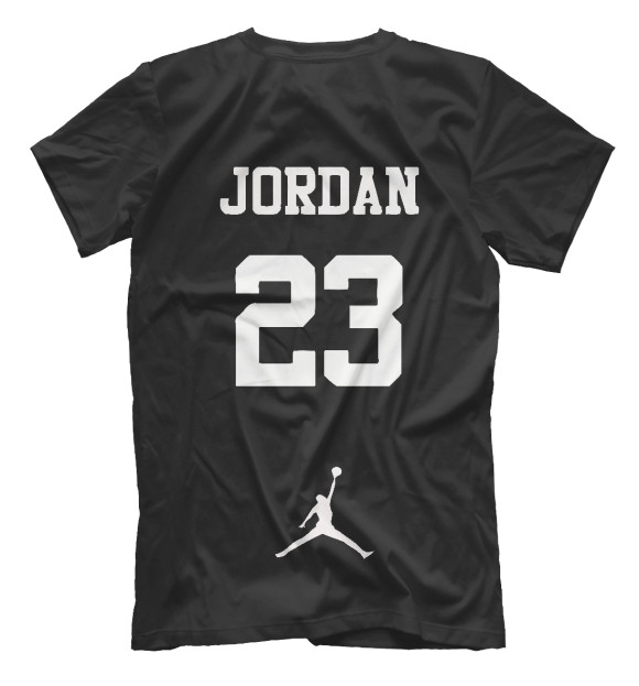 Мужская футболка с изображением Michael Jordan цвета Белый
