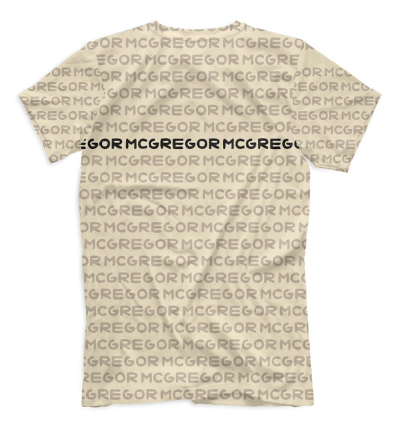 Мужская футболка с изображением Конор МакГрегор цвета Белый
