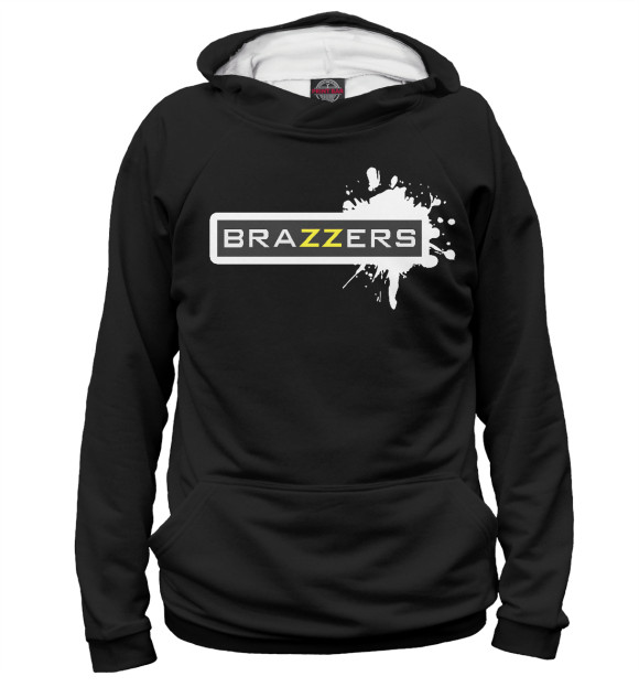 Женское худи с изображением Когда посмотрел Brazzers цвета Белый