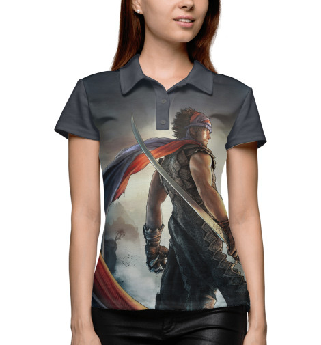 

Поло Print Bar, Белый, Prince of Persia