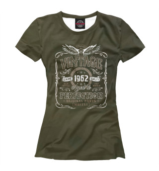 Женская футболка Vintage 1962 Aged To Perfec