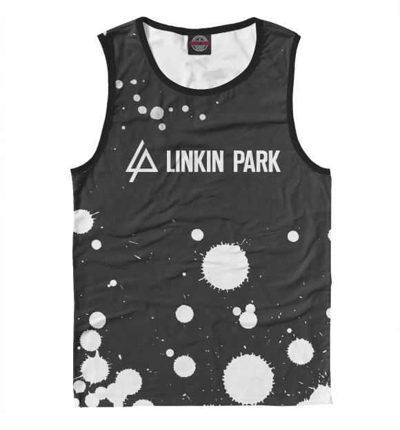 Майка для мальчика с изображением Linkin Park / Линкин Парк цвета Белый
