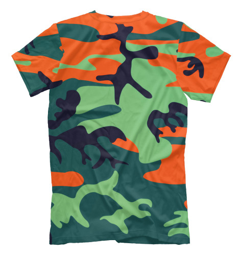 

Футболки Print Bar, Молочно-белый, Камуфляж хаки