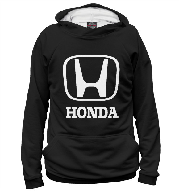 Худи для девочки с изображением Honda цвета Белый