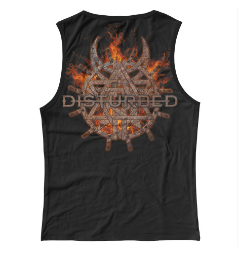 

Майки Print Bar, Белый, Disturbed