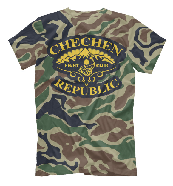 Мужская футболка с изображением Akhmat Chechen Republic цвета Белый