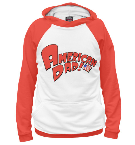 

Худи Print Bar, Белый, American Dad!