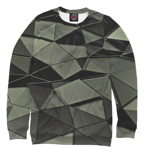 

Свитшоты Print Bar, Белый, Abstract gray