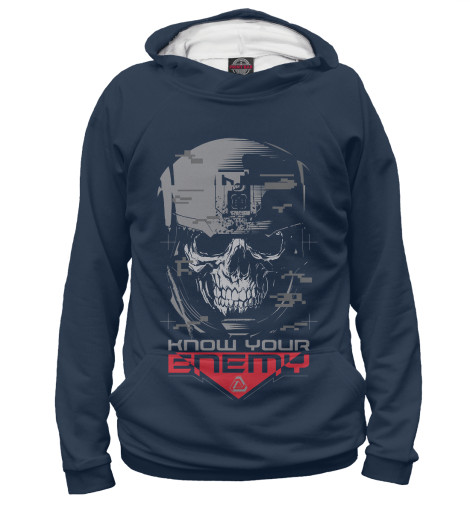 

Худи Print Bar, Белый, Call Of Duty Знай Своего Врага