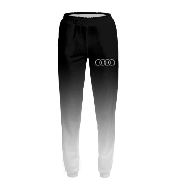 Женские спортивные штаны с изображением Audi цвета Белый