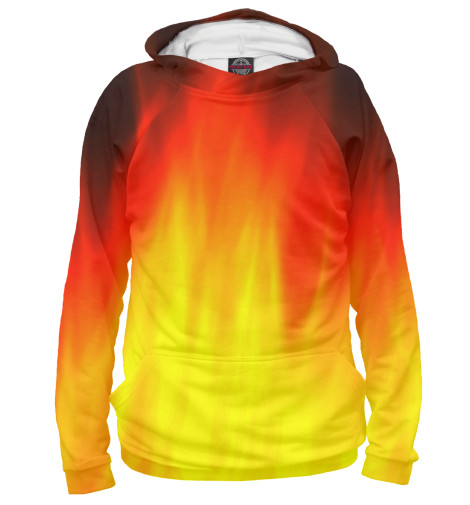 

Худи Print Bar, Белый, Огонь