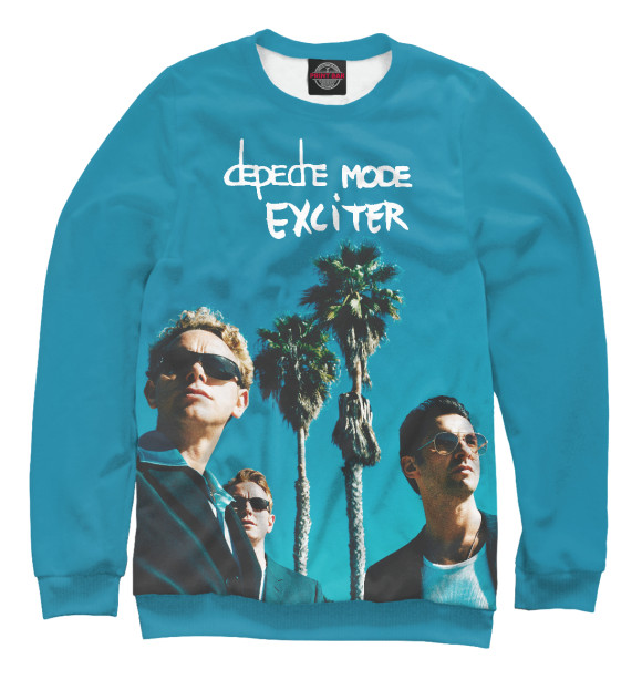 Женский свитшот с изображением Exciter цвета Белый