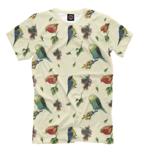 

Футболки Print Bar, Бежевый, Spring Forest