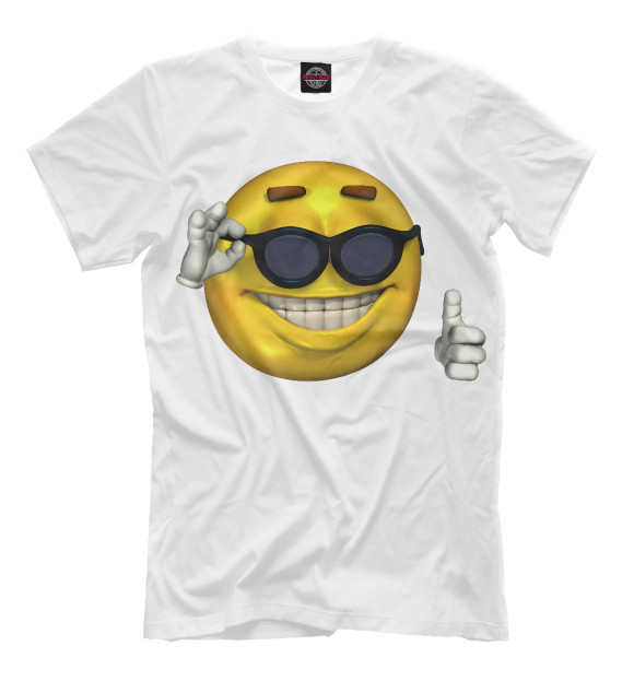 Мужская футболка с изображением Ржумен цвета Молочно-белый