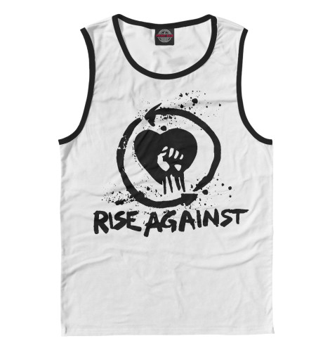 

Майки Print Bar, Белый, Rise Against