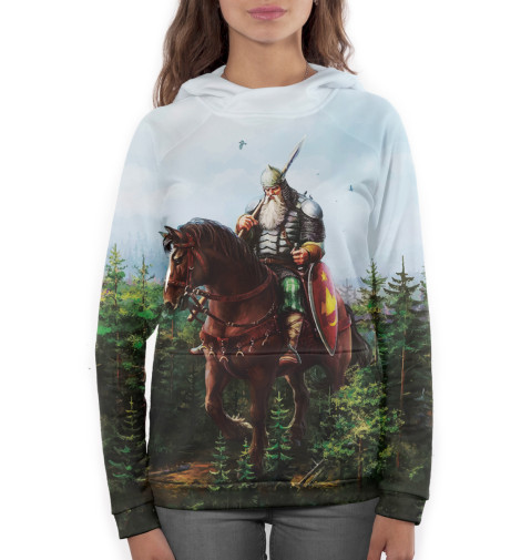 

Худи Print Bar, Белый, Богатырь