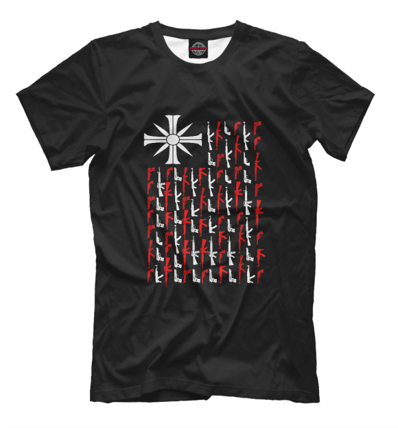 Мужская футболка с изображением Far Cry 5 цвета Черный