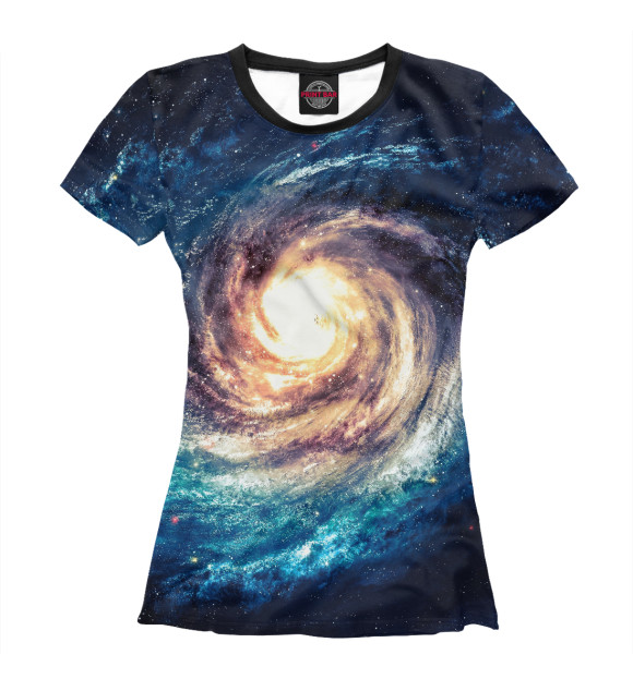 Женская футболка с изображением Ты космос цвета Белый